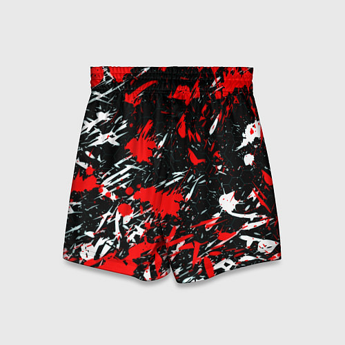 Детские шорты Arsenal краски текстура / 3D-принт – фото 2