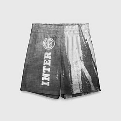 Детские шорты Inter - grey gradient по-вертикали