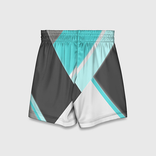 Детские шорты Color black blue / 3D-принт – фото 2