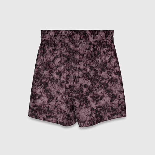 Детские шорты Горький шоколад мраморный узор / 3D-принт – фото 2
