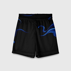Шорты детские Color blue abstraction, цвет: 3D-принт