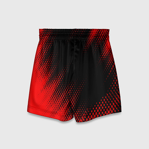 Детские шорты FAW - red gradient вертикально / 3D-принт – фото 2
