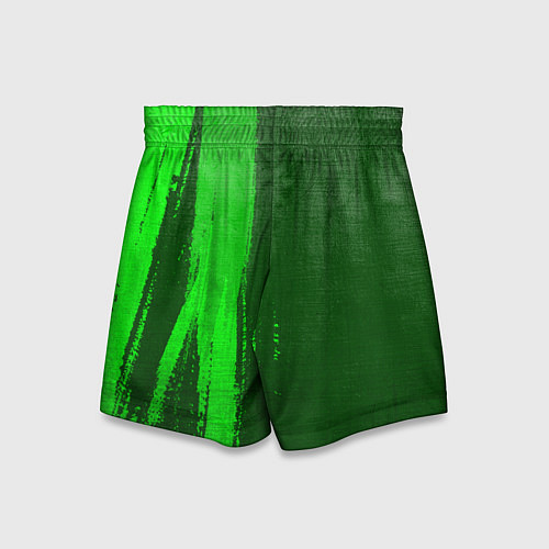 Детские шорты Manchester City - green gradient по-вертикали / 3D-принт – фото 2