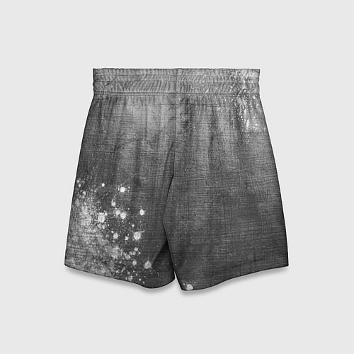 Детские шорты Skoda - grey gradient вертикально / 3D-принт – фото 2