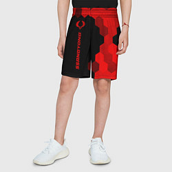 Шорты детские SsangYong - red gradient по-вертикали, цвет: 3D-принт — фото 2