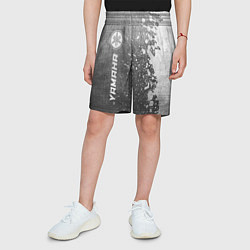 Шорты детские Yamaha - grey gradient по-вертикали, цвет: 3D-принт — фото 2