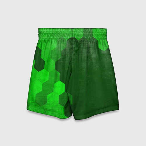 Детские шорты The Last Of Us - green gradient по-вертикали / 3D-принт – фото 2