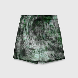 Детские шорты Абстракция - grey emerald rock