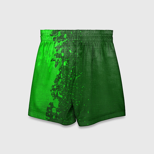 Детские шорты GTA6 - green gradient по-вертикали / 3D-принт – фото 2