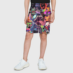 Шорты детские Страшилки, цвет: 3D-принт — фото 2