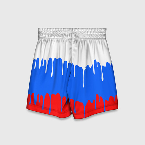 Детские шорты Патриот - флаг / 3D-принт – фото 2