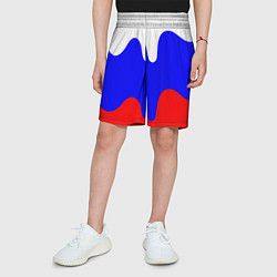 Шорты детские Патриот - флаг, цвет: 3D-принт — фото 2
