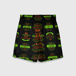 Шорты детские Easter holidays, цвет: 3D-принт