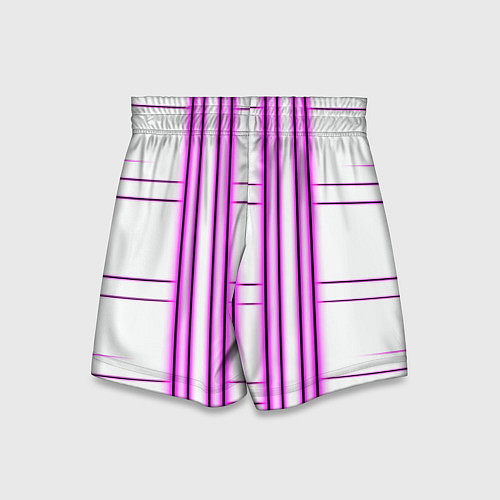 Детские шорты Neon pink / 3D-принт – фото 2