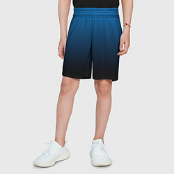 Шорты детские Blue gradient, цвет: 3D-принт — фото 2