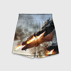 Шорты детские Огненный Змей Горыныч, цвет: 3D-принт