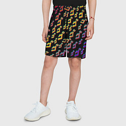 Шорты детские JoJo bizarre adventure - glitch, цвет: 3D-принт — фото 2