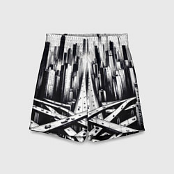 Шорты детские American metropolis, цвет: 3D-принт