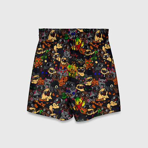 Детские шорты Paw / 3D-принт – фото 2