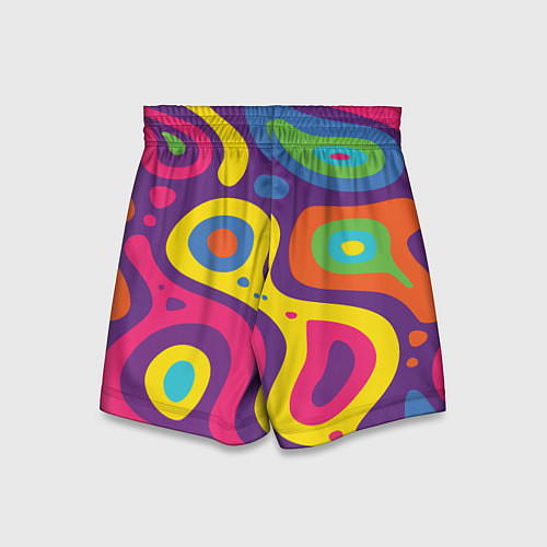 Детские шорты Abstract tac / 3D-принт – фото 2
