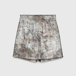 Шорты детские Абстракция - gray limestone, цвет: 3D-принт