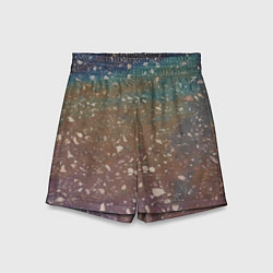 Шорты детские Мокрый маслянный асфальт, цвет: 3D-принт