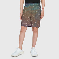 Шорты детские Мокрый маслянный асфальт, цвет: 3D-принт — фото 2