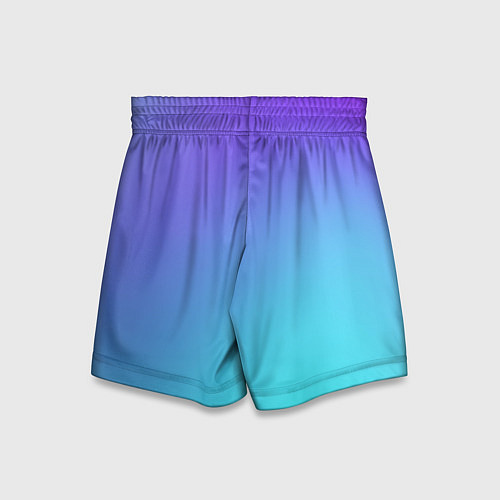 Детские шорты Color multi-colored gradient / 3D-принт – фото 2