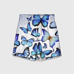 Детские шорты Голубые бабочки