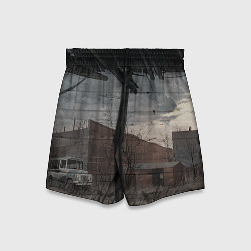 Детские шорты S.T.A.L.K.E.R: Dark Street / 3D-принт – фото 2