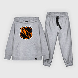 Костюм хлопковый детский NHL, цвет: меланж