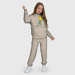 Костюм хлопковый детский Bart Bully, цвет: миндальный — фото 2