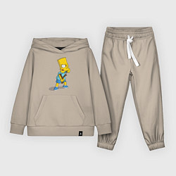 Костюм хлопковый детский Bart Bully, цвет: миндальный