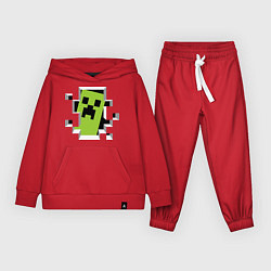 Костюм хлопковый детский Crash Minecraft, цвет: красный