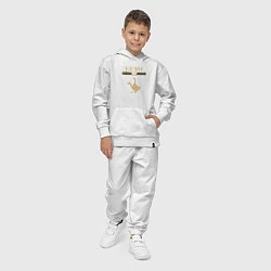 Костюм хлопковый детский GUSSI Fashion, цвет: белый — фото 2