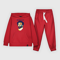 Костюм хлопковый детский Salah Liverpool, цвет: красный