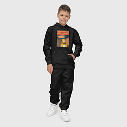Костюм хлопковый детский Гомер Симпсон Крик, цвет: черный — фото 2
