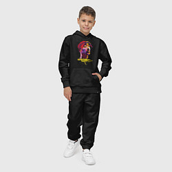 Костюм хлопковый детский Tupac Color, цвет: черный — фото 2