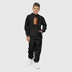 Костюм хлопковый детский Ребенок в костюме тигра, цвет: черный — фото 2
