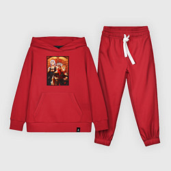 Детский костюм Тенген и Ренгоку красивые - Клинок рассекающий дем