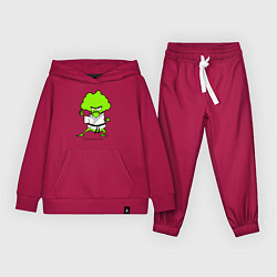 Костюм хлопковый детский Choppin Brocco Lee, цвет: маджента