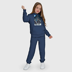 Костюм хлопковый детский Stray Kids Thunderous, цвет: тёмно-синий — фото 2