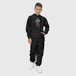 Костюм хлопковый детский Питбуль - Смешанные единоборства - MMA, цвет: черный — фото 2