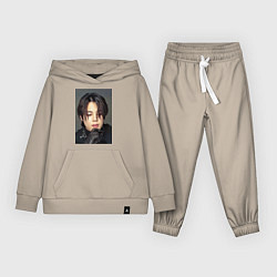 Костюм хлопковый детский Handsome Jimin, цвет: миндальный