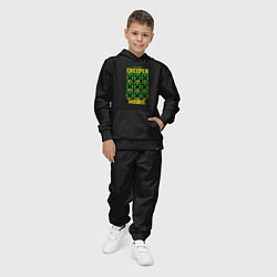Костюм хлопковый детский Minecraft состояния, цвет: черный — фото 2