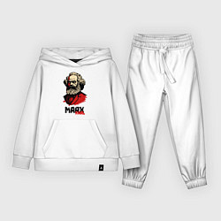 Костюм хлопковый детский Karl Marx - 3 цвета, цвет: белый