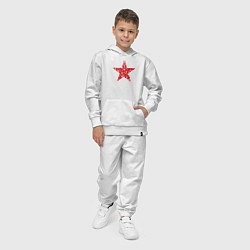 Костюм хлопковый детский Star USSR, цвет: белый — фото 2