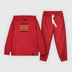 Костюм хлопковый детский Run Atlanta Hawks, цвет: красный