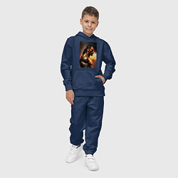 Костюм хлопковый детский Снуп Догг, цвет: тёмно-синий — фото 2