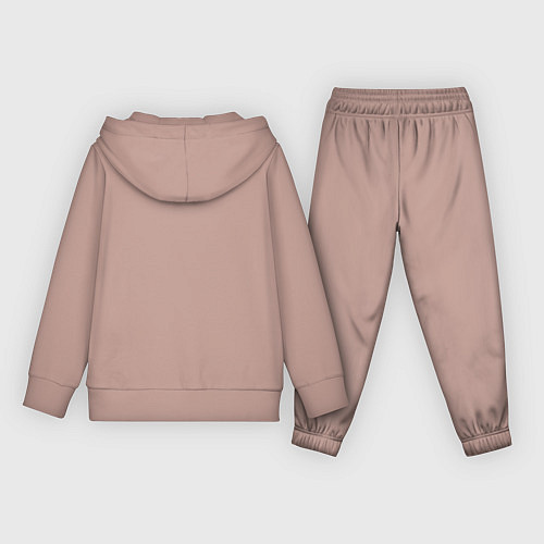 Детский костюм Fox cub - urban style - neural network / Пыльно-розовый – фото 2